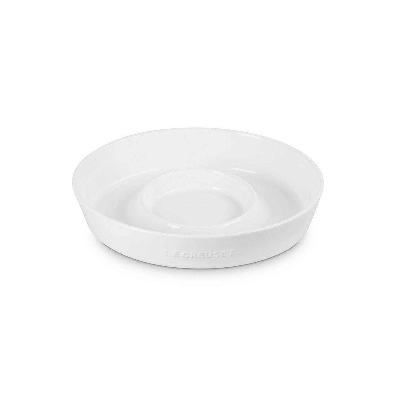 Chip and Dip Platter - White - 13" | Le Creuset