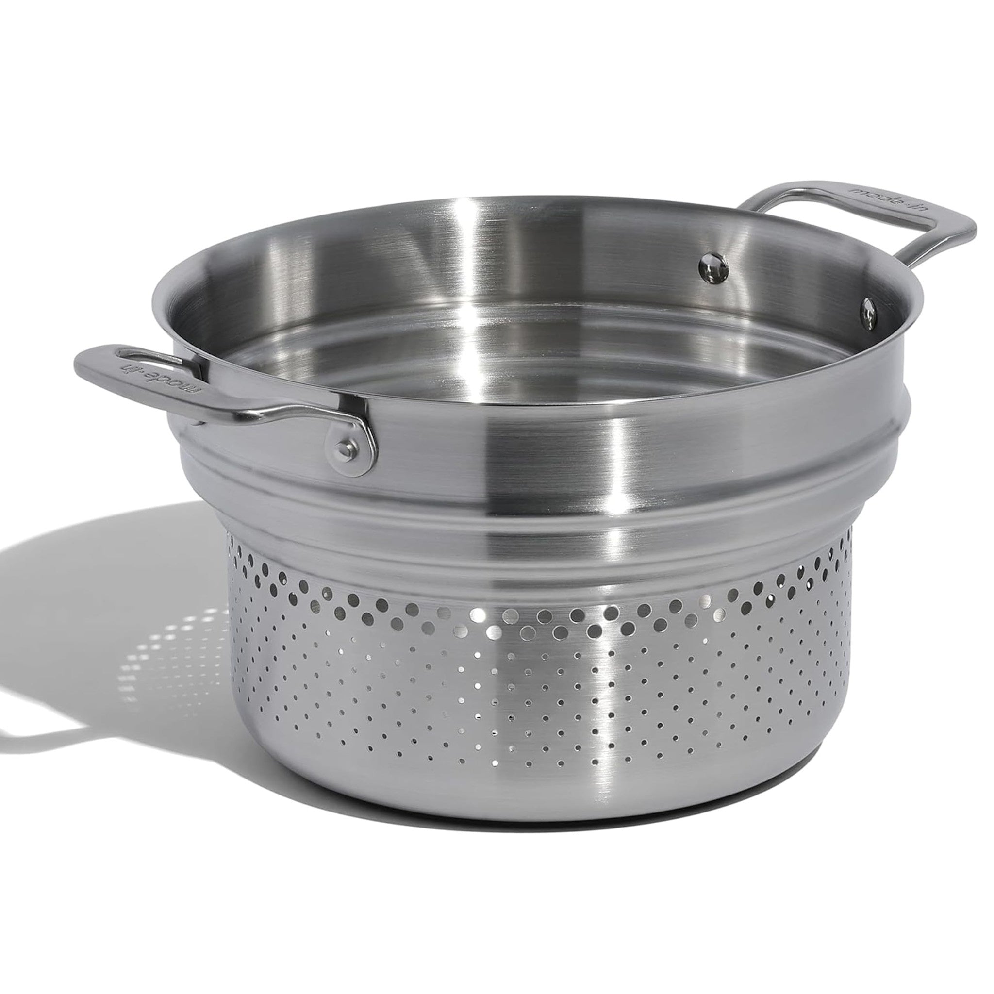 Stainless Steel Pasta Insert - Fits MADE IN® 6 & 8 qt. Stock Pots | Made In