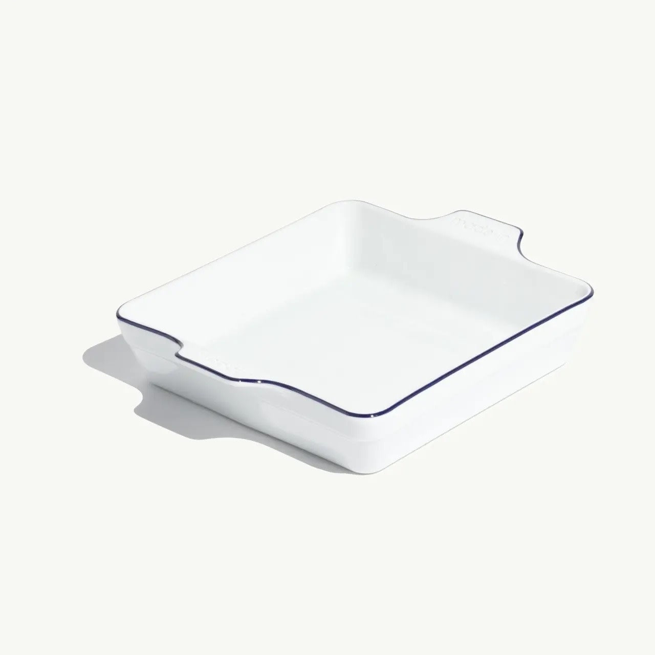 8 X 8” Square Baking Dish - Navy Rim | Made In