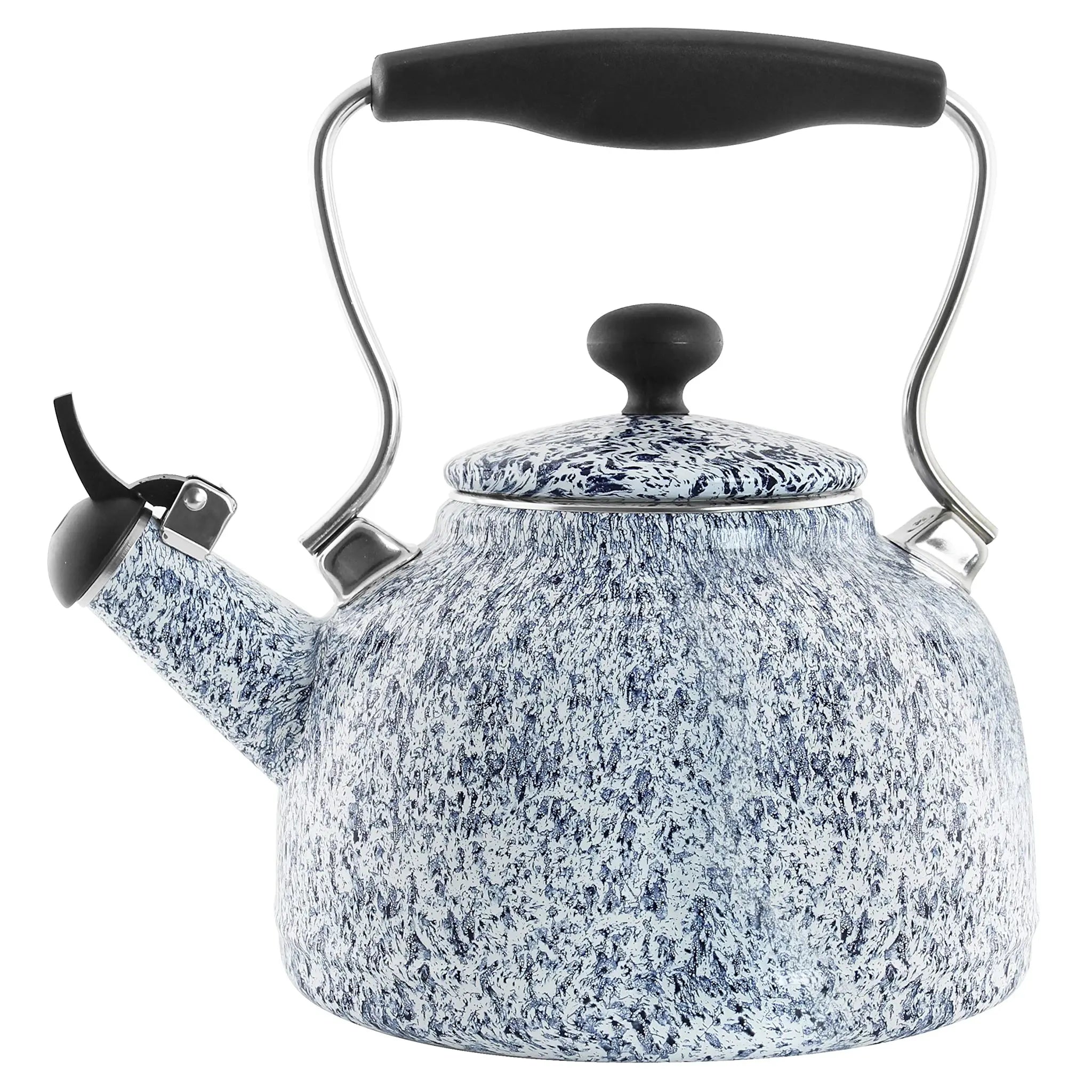 Chantal - Vintage Blue Spatter, Tea Kettle