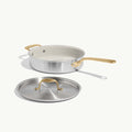 CeramiClad™ 3.5 qt. Non-stick Saute Pan with Lid - Sand | Made In