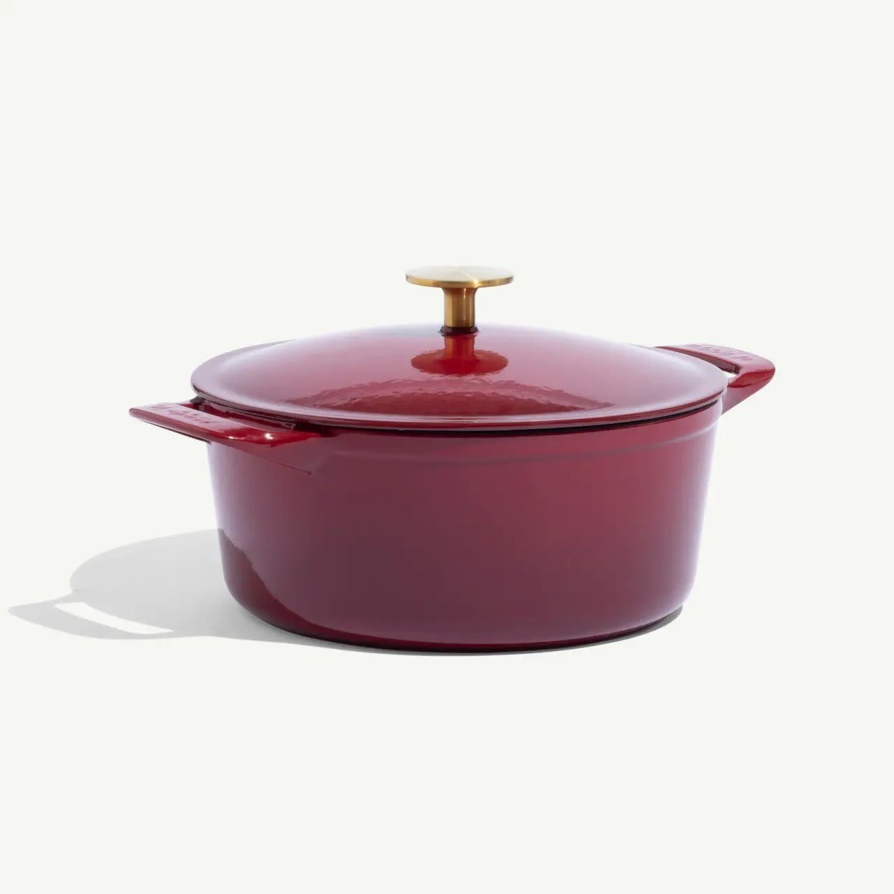Enameled Cast Iron 5.5 qt. Round Dutch Oven - Ruby Red | Made In