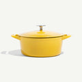 Enameled Cast Iron 5.5 qt. Round Dutch Oven - Marigold | Made In