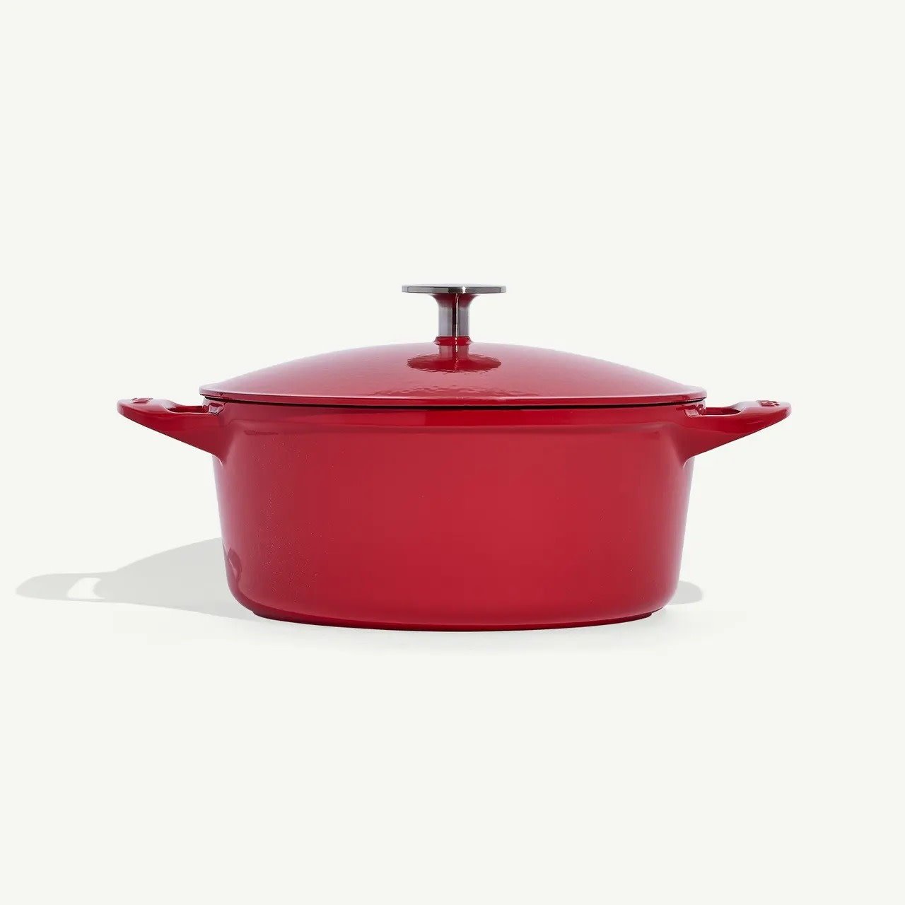 Enameled Cast Iron 5.5 qt. Round Dutch Oven - MADE IN® Red | Made In
