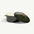 Enameled Cast Iron 5.5 qt. Round Dutch Oven - Willow Green | Made In