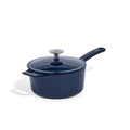 Enameled Cast Iron 2 qt. Saucepan - Harbour Blue | Made In