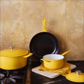 Enameled Cast Iron 2 qt. Saucepan - Marigold | Made In