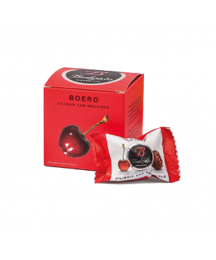 "BODRATO" Milk Chocolate Grappa Dipped Pitted Boeri Cherries