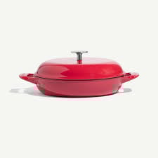 Enameled Cast Iron 3.5QT Braiser - MADE IN® Red | Made In