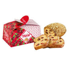 "FLAMIGNI" Panettone loaf with Toschi Cherries, 10.58 oz
