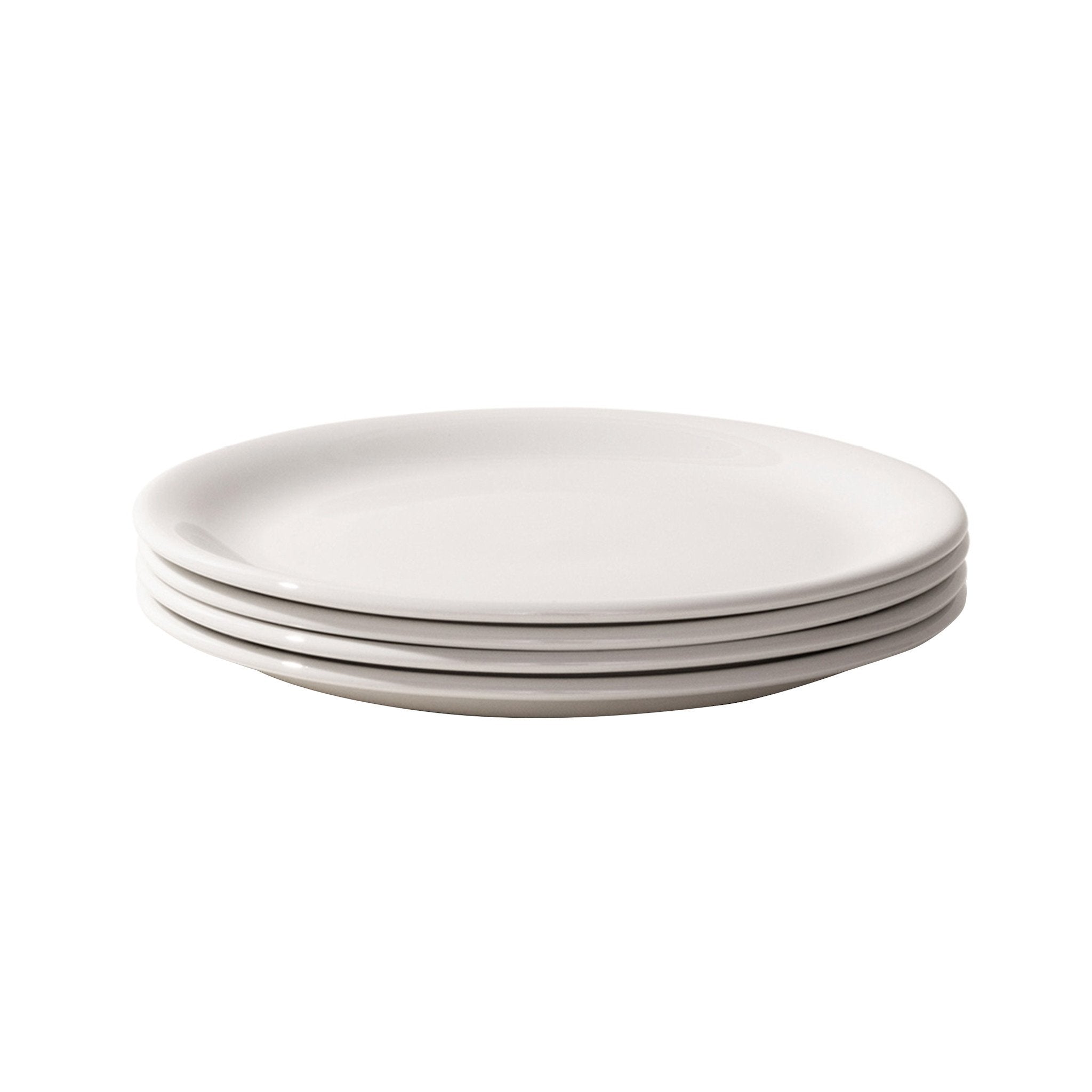 Set of 4, 8'' Appetizer Plates - White | Made In