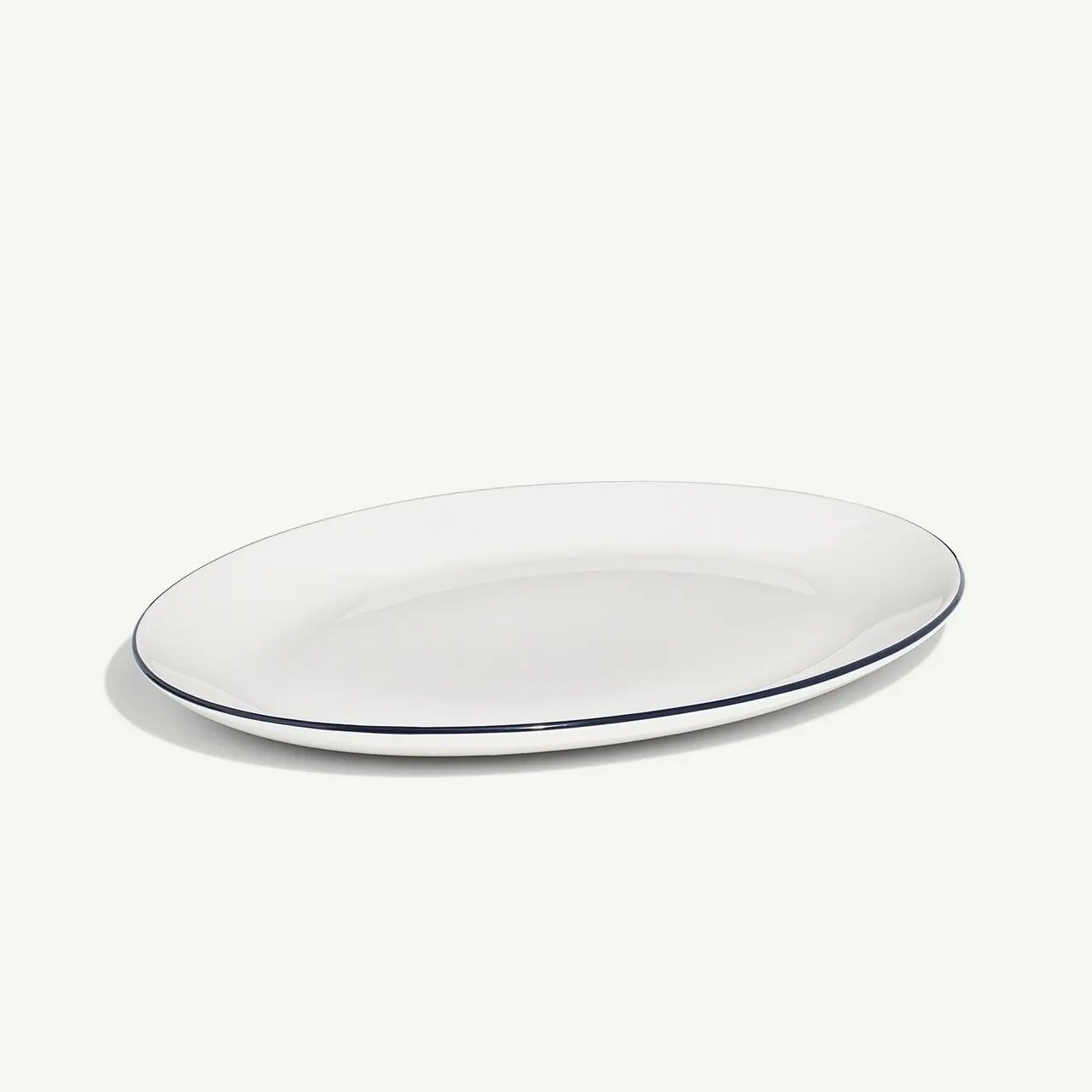 13'' Serving Platter - Navy Rim | Made In