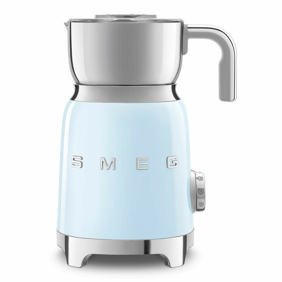 Tritan Renew Updated 50's Retro Style Milk Frother Pastel Blue | SMEG