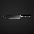 LE Carbon Fiber - 8" Chef Knife with Stainless Steel Blade & Hallow Rivets | Made In