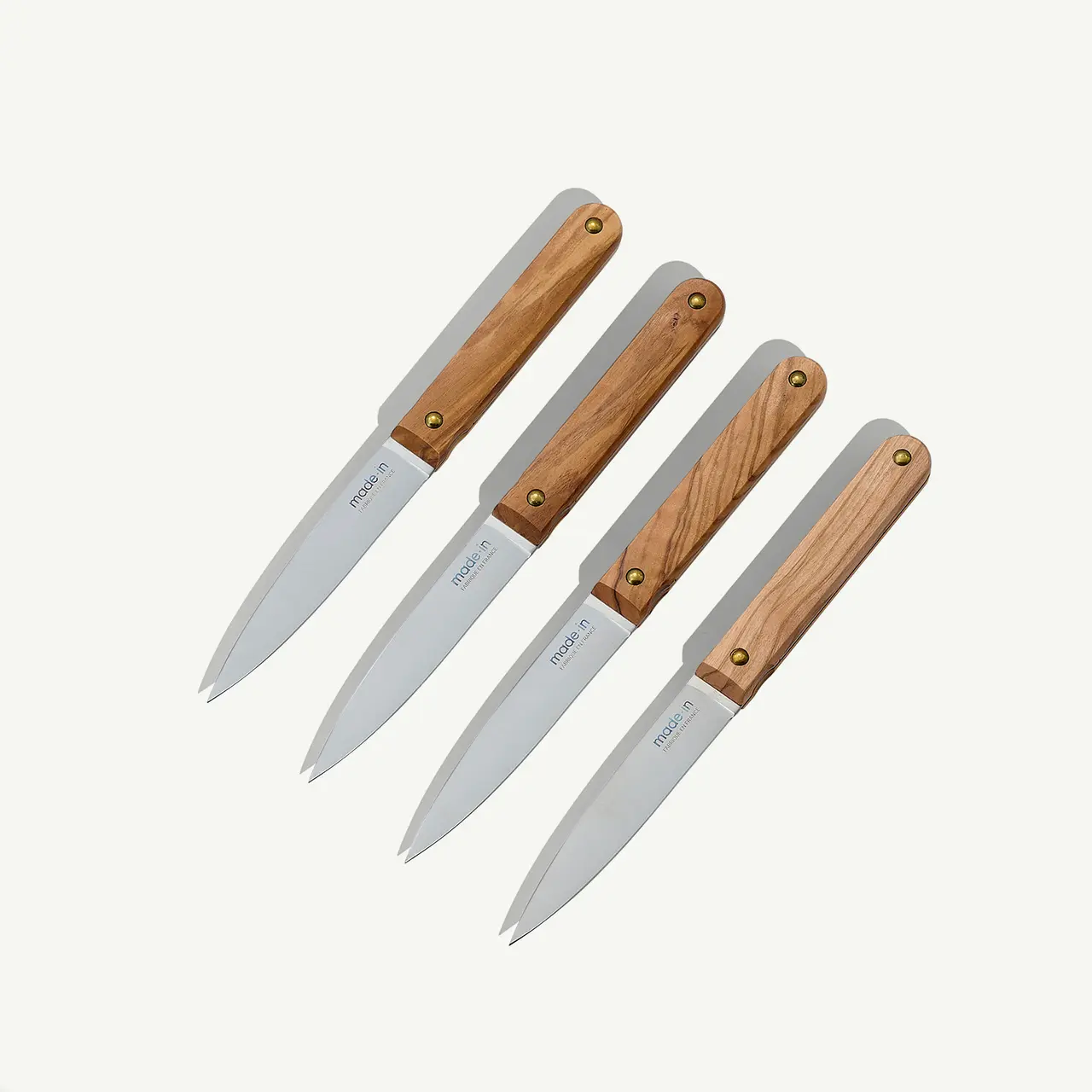 Steak Knives - 4 Piece - Olive Wood | Made In