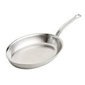 Tri-Ply Clad Oval Fish Pan 12.5" x 9" - Provisions Cook | Hestan