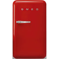 Retro Mini Fridge w /Int FZ | Red | Right Hinge | FAB10 | Smeg