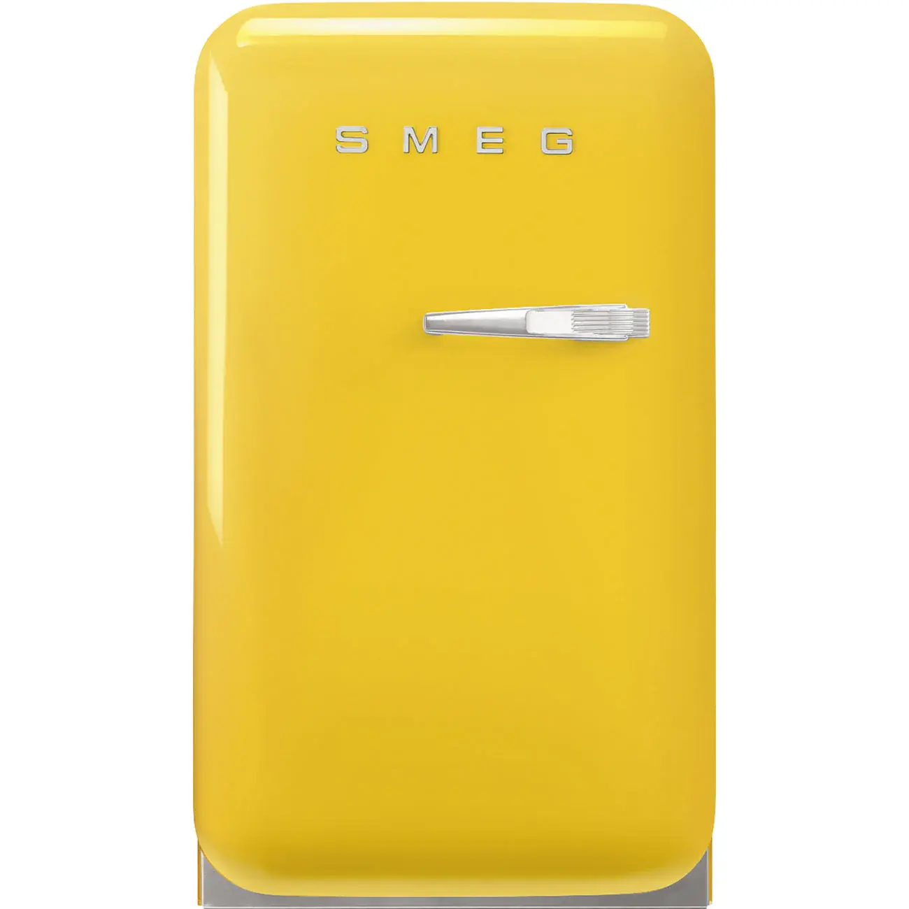 Retro Mini Cooler | Yellow | Left Hinge | FAB5 | Smeg