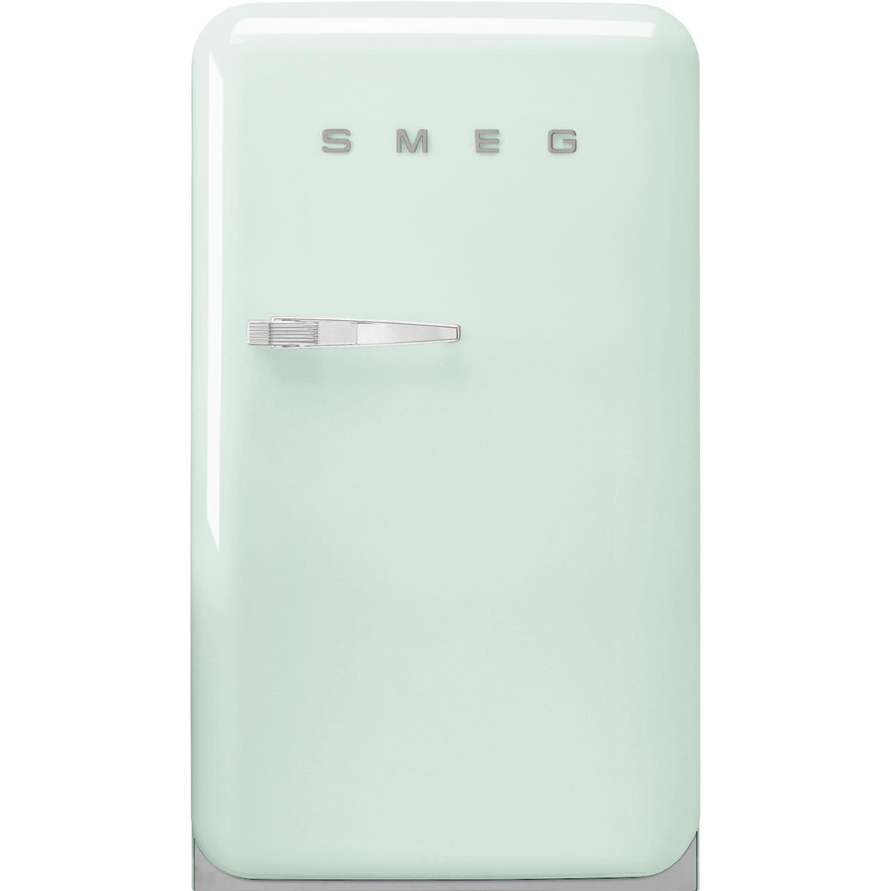 Retro Mini Fridge w /Int FZ | Pastel Green | Right Hinge | FAB10 | Smeg