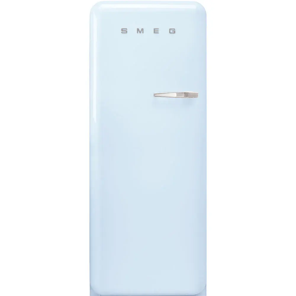 Retro Refrigerator | Pastel Blue | Left Hinge | FAB28 | Smeg