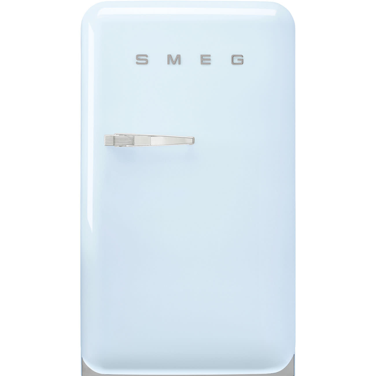 Retro Mini Fridge w /Int FZ | Pastel Blue | Right Hinge | FAB10 | Smeg