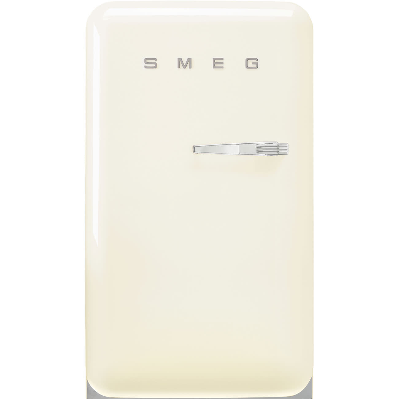 Retro Mini Fridge w /Int FZ | Cream | Left Hinge | FAB10 | Smeg