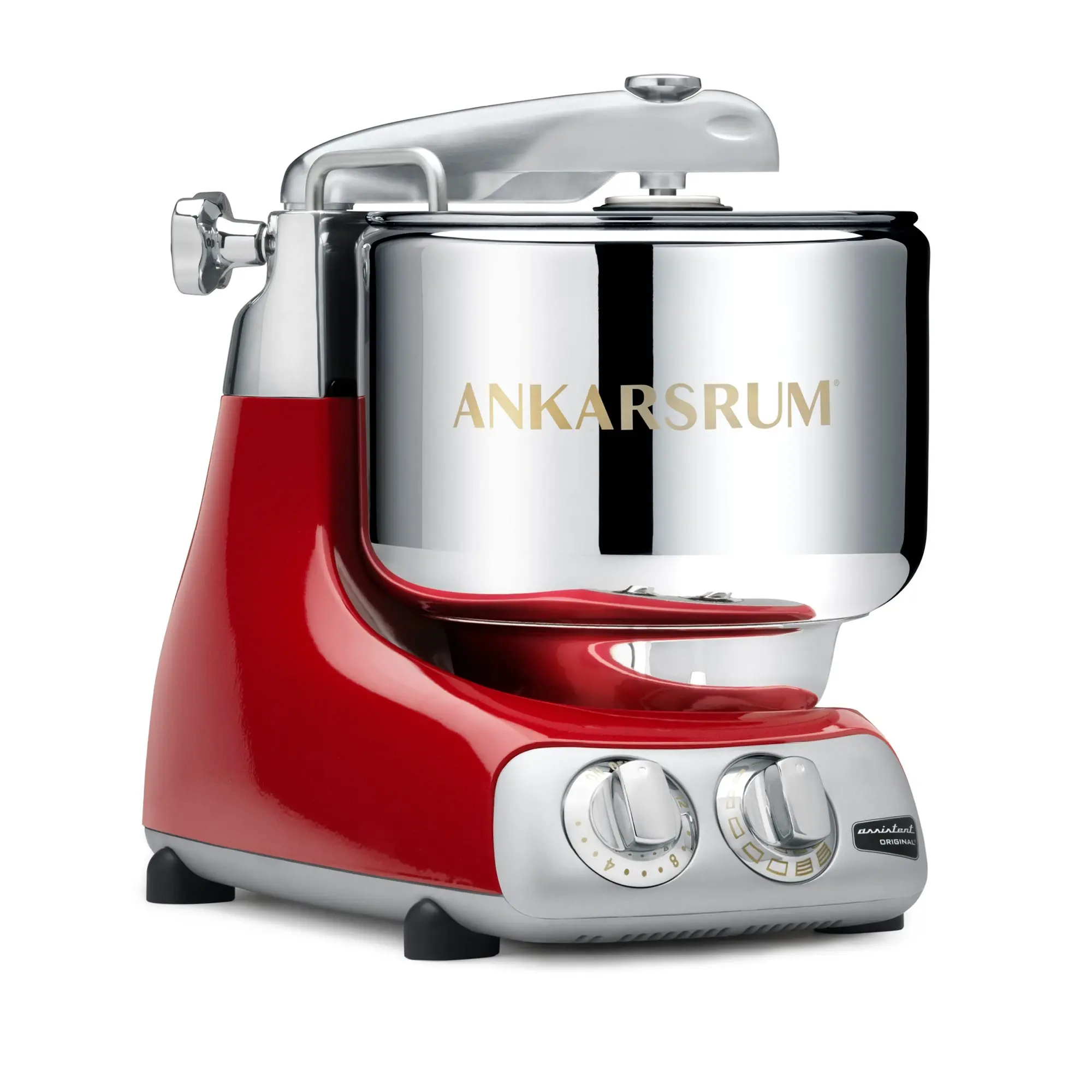 Ankarsrum Assistent® Original Stand Mixer, 7 Qt. - Red Metallic Gloss