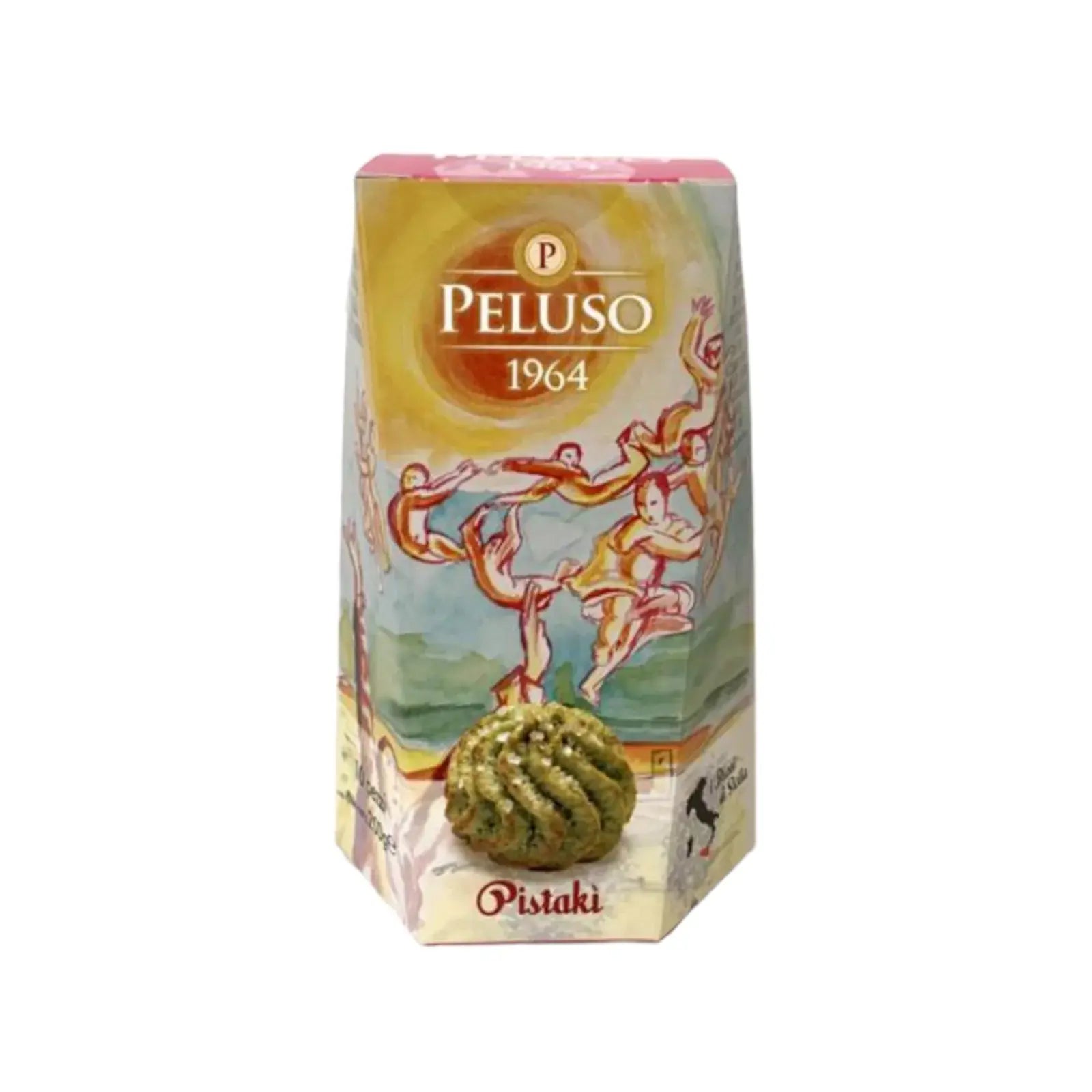 "PELUSO" Almond paste Cookies with Pistachios, 7.05 oz