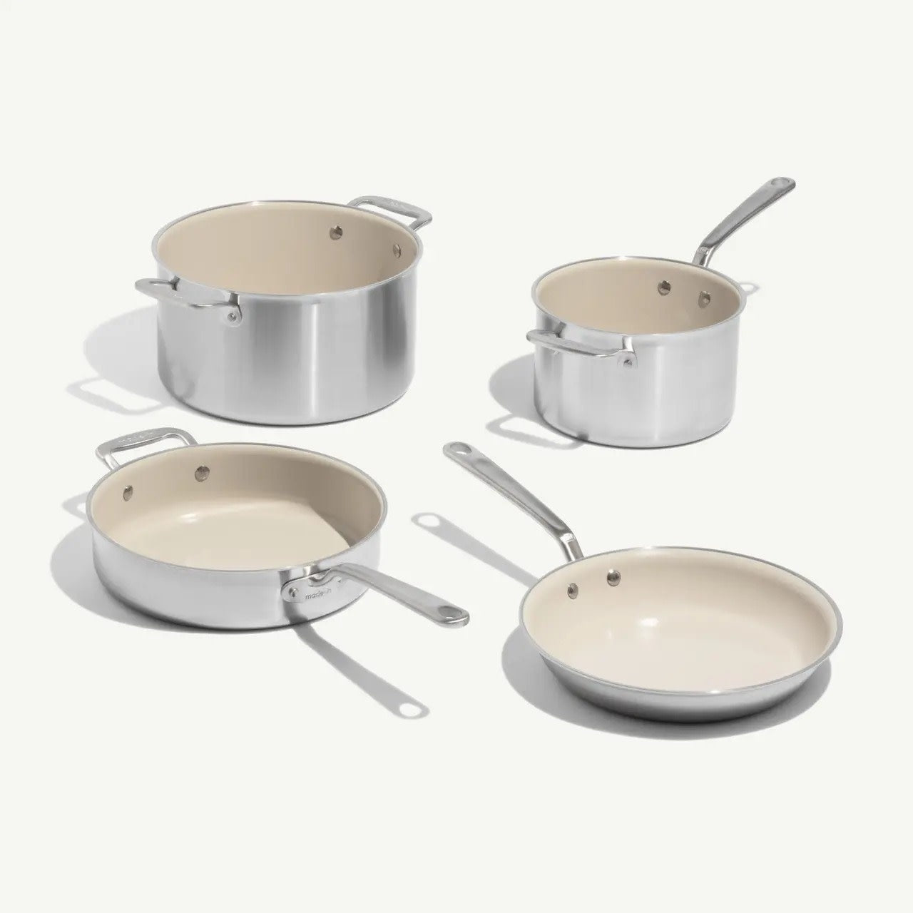CeramiClad™ 7pc Non-stick Set - Sand | Made In