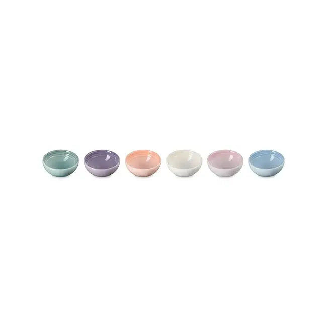 Pinch Bowl Gift Set (Set of 6) - Multi Color (Sea Salt, Meringue, Peche, Provence, Shell Pink, Coastal Blue) | Le Creuset