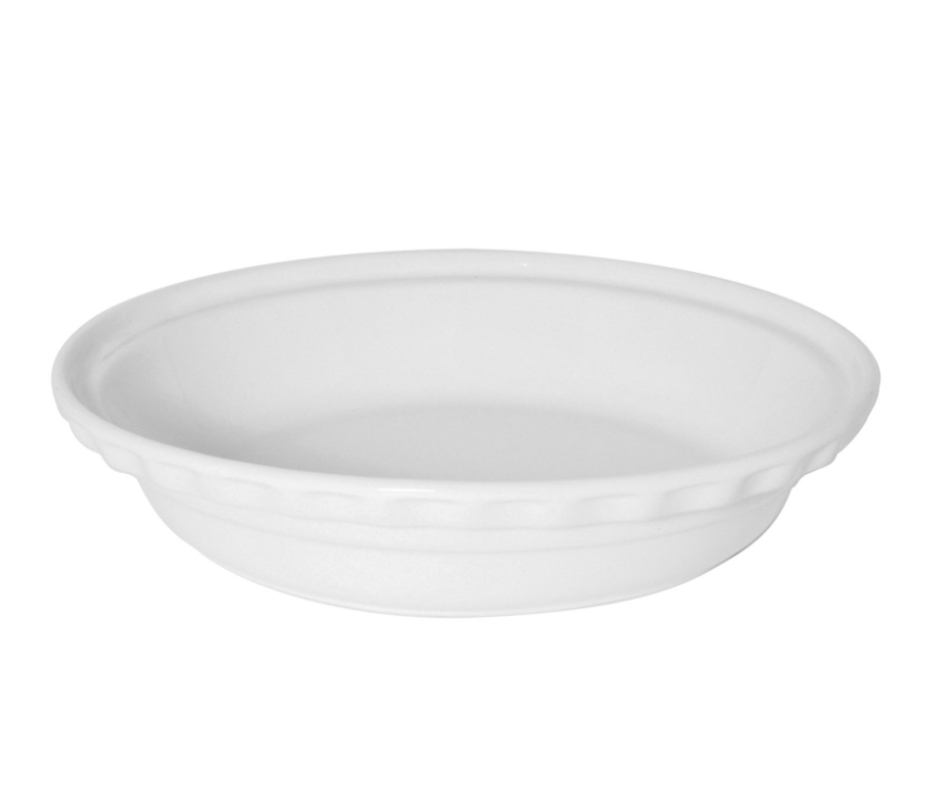 Chantal - Deep Pie Dish, White, 9"
