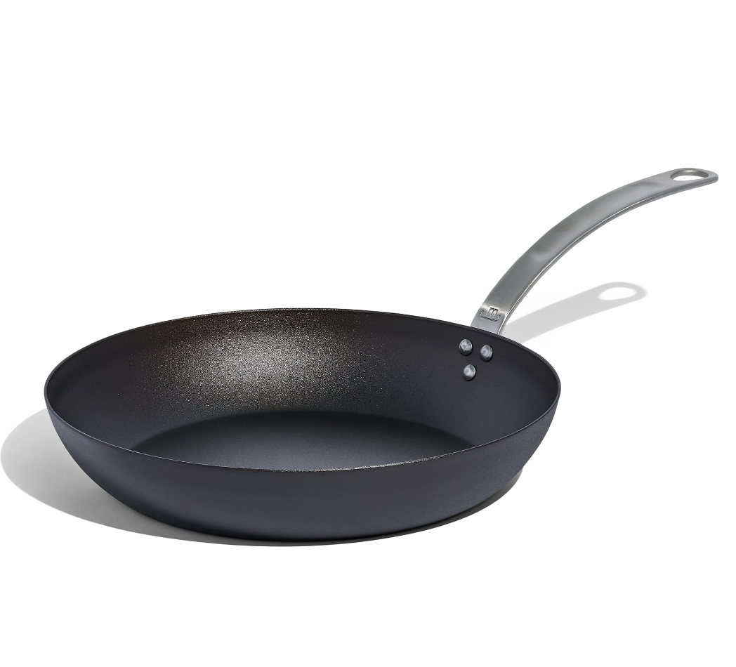 Carbon Steel 12" Fry Pan (Seasoned) | Made In