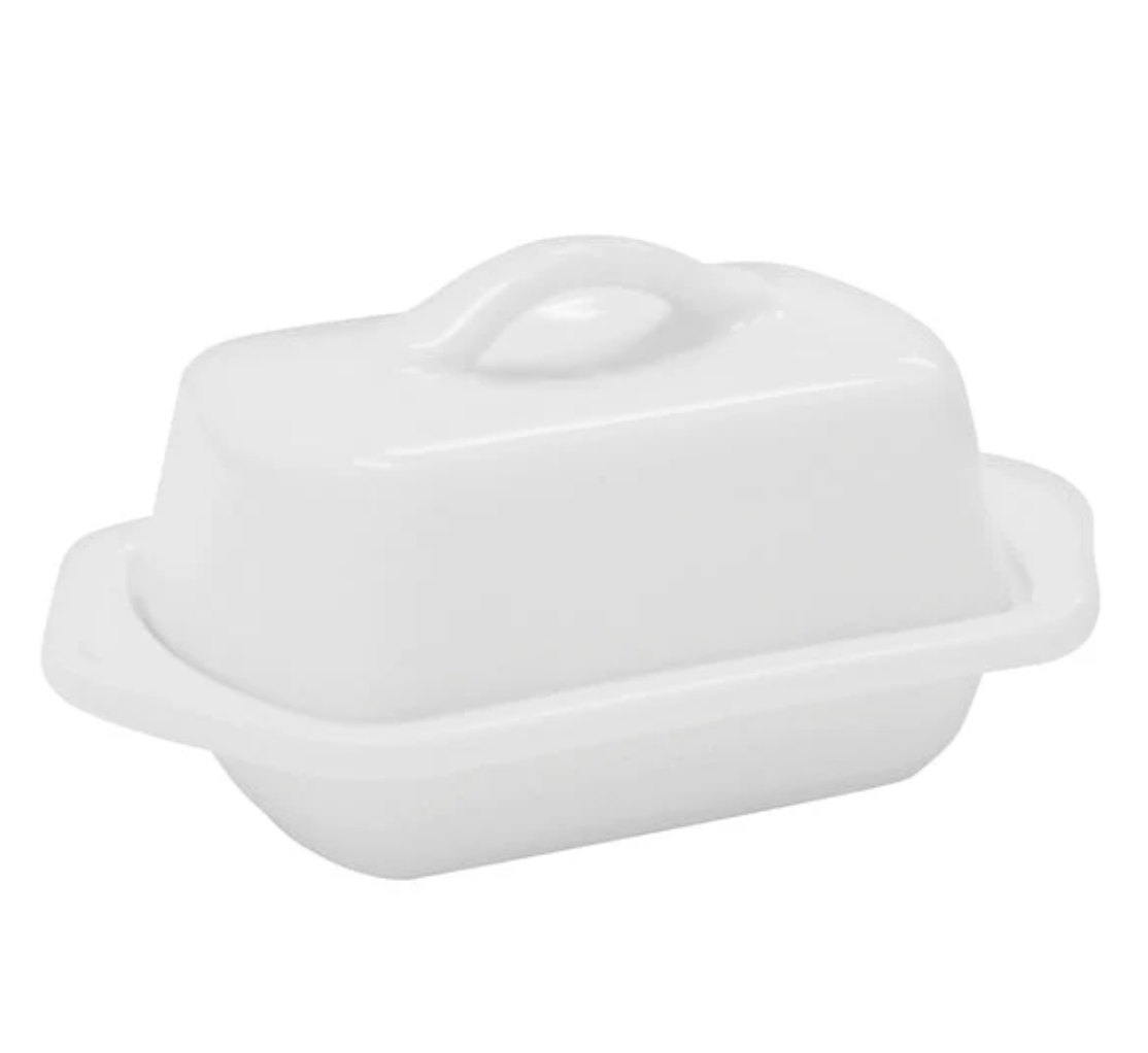Mini Butter Dish - White | Chantal