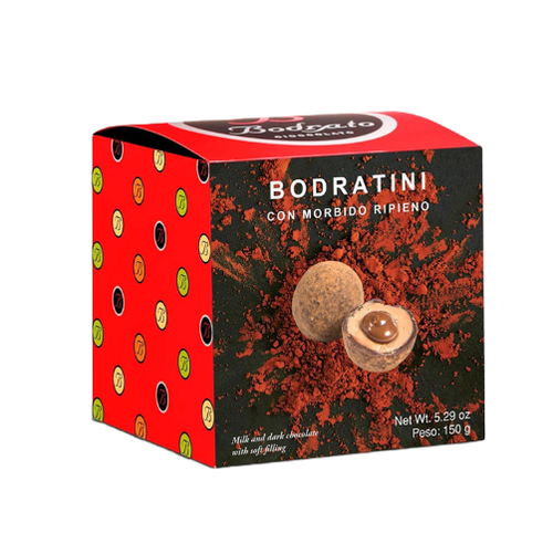 "BODRATO" Assorted Bodratini Pralines, in box, 5.29 oz