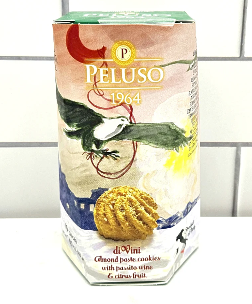 "PELUSO" Almond paste Cookies with Passito wine & Citrus fruit, 7.05 oz